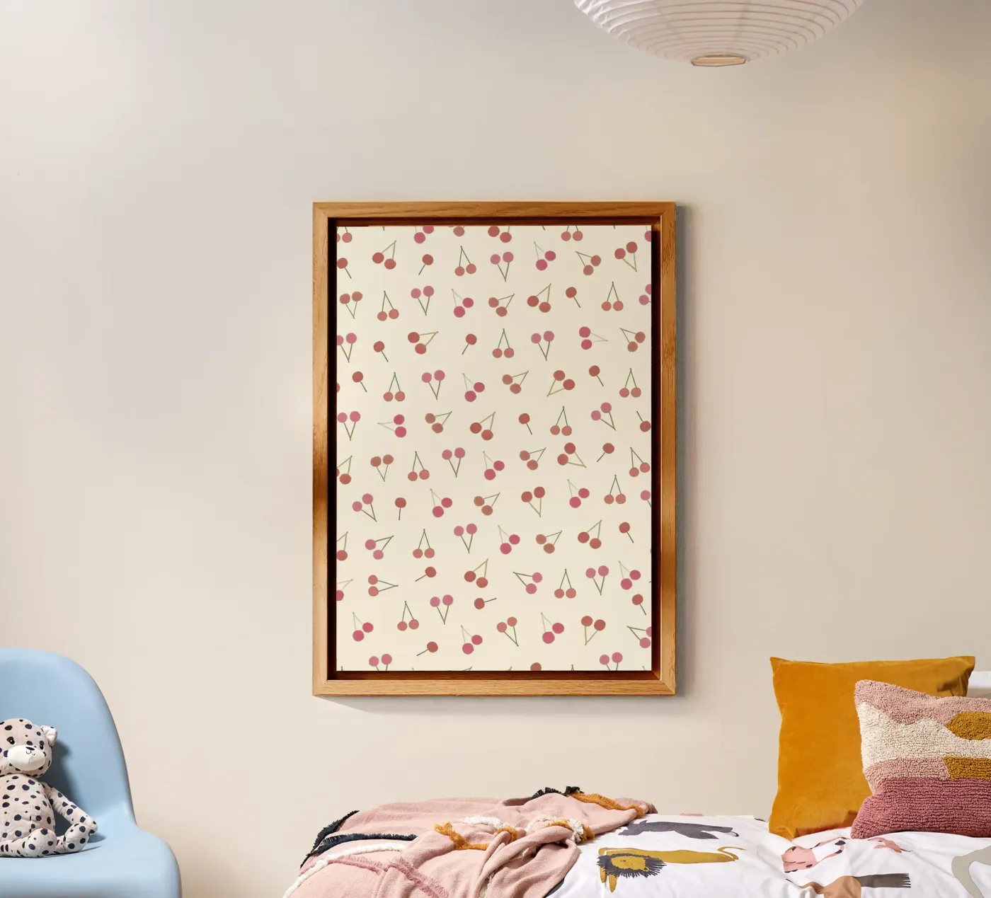 Cherries pattern forex plate by gulsengunel