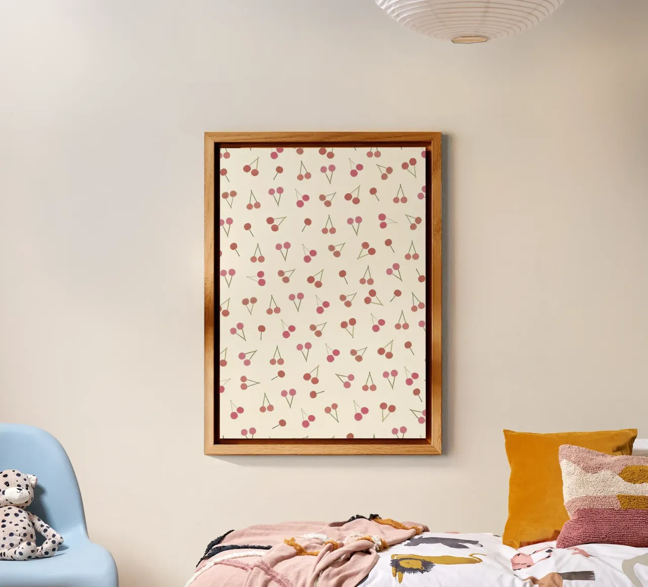 Cherries pattern forex plate by gulsengunel