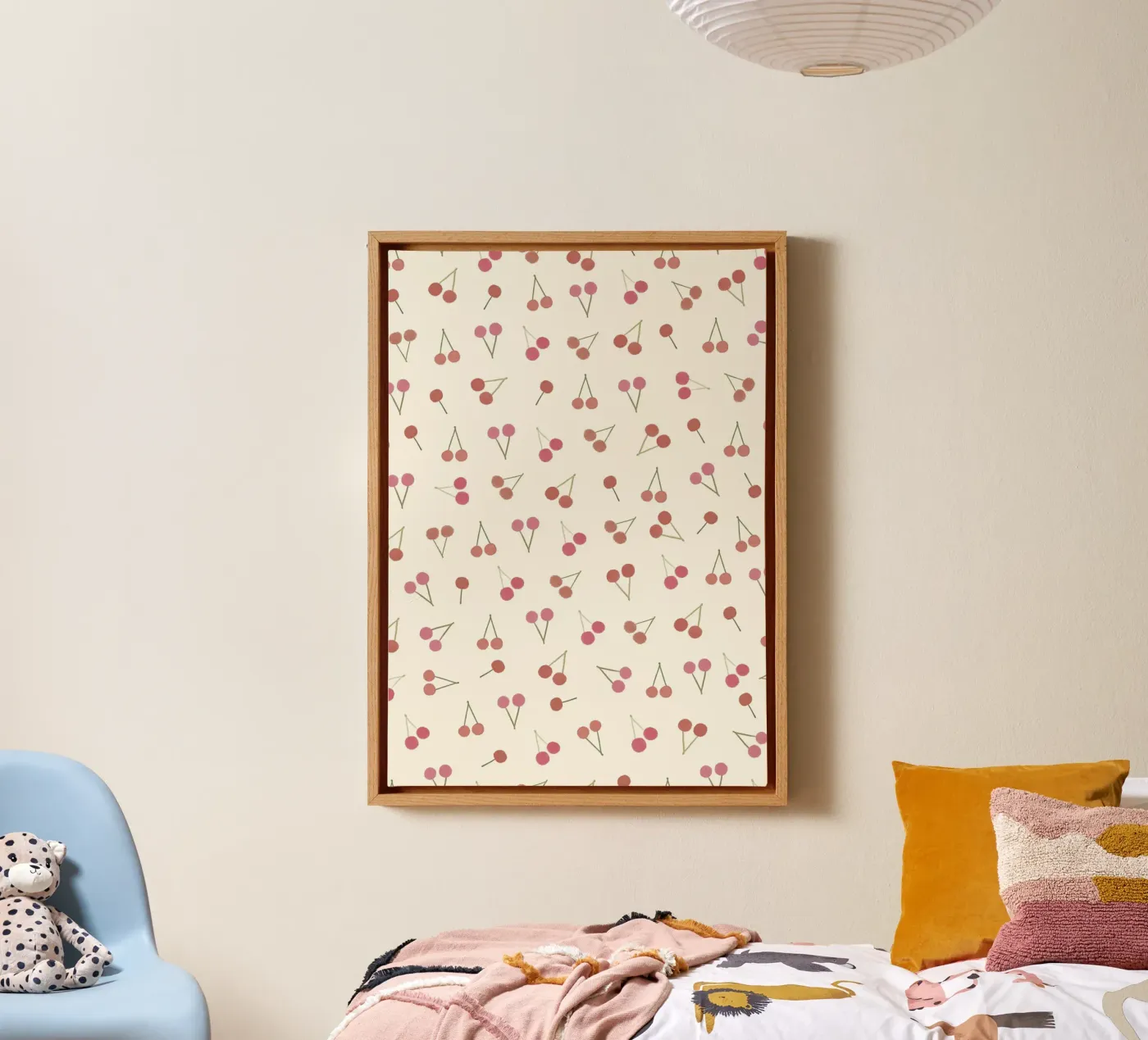 Modello ciliegie tela da gulsengunel