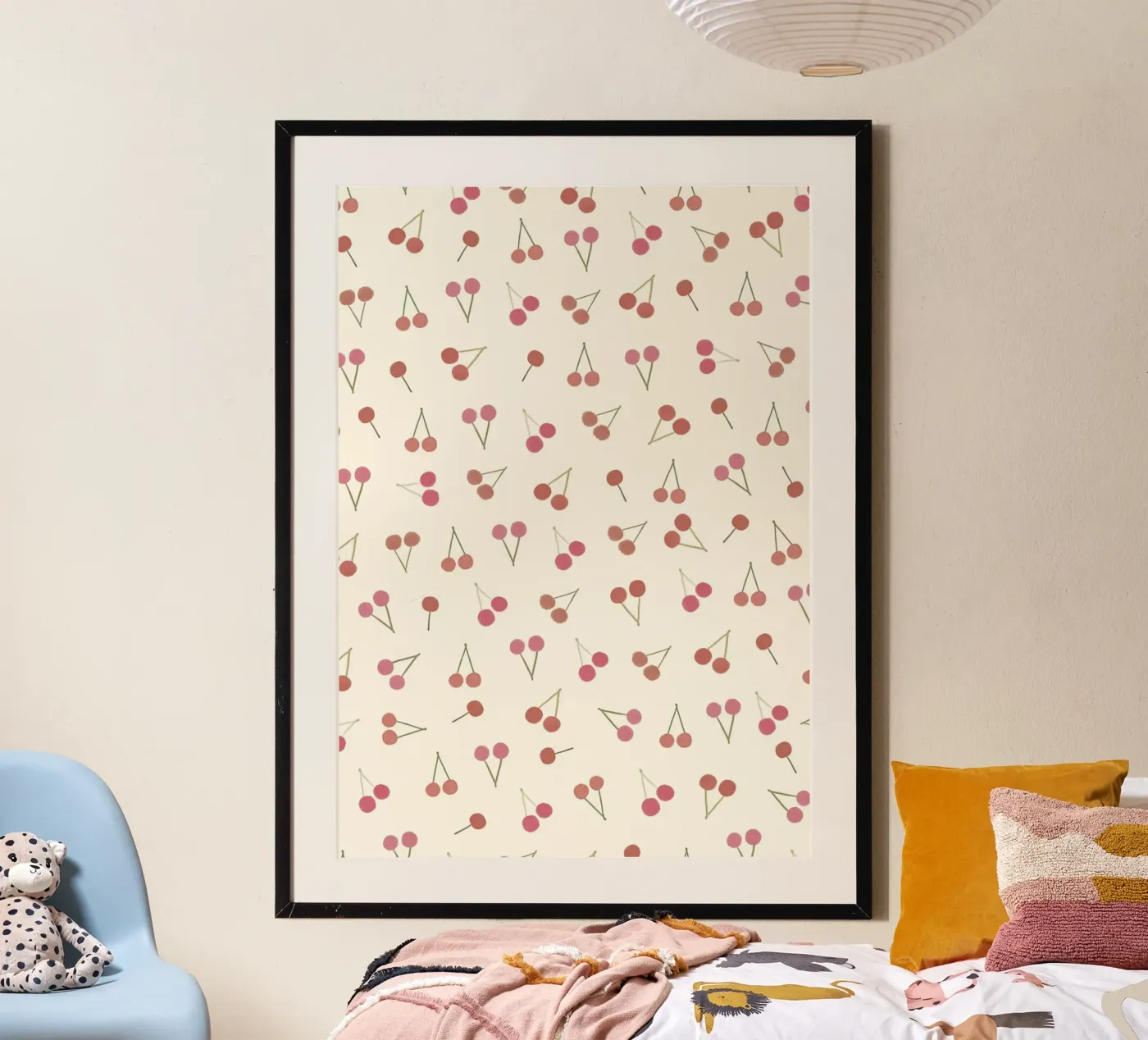 Cherries pattern poster de gulsengunel