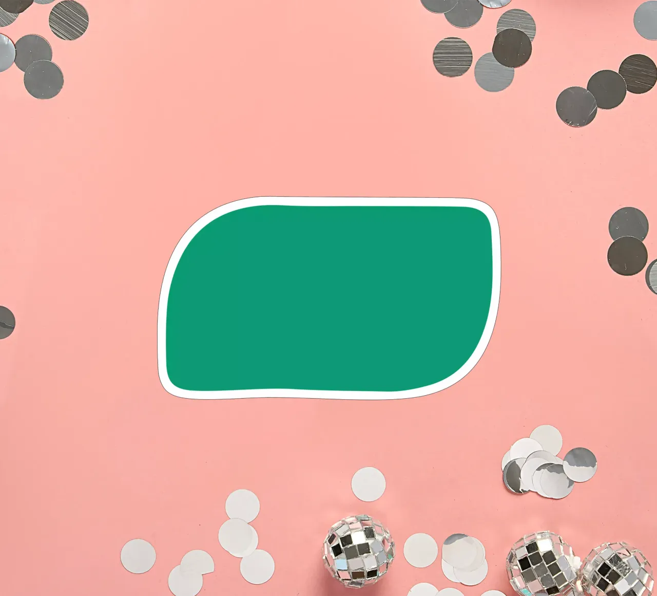 green leaf autocollant de Sticker King