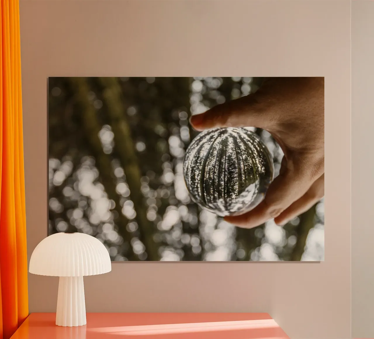 Bosco silenzioso poster con telaio in alluminio da PhotoVibe Decor