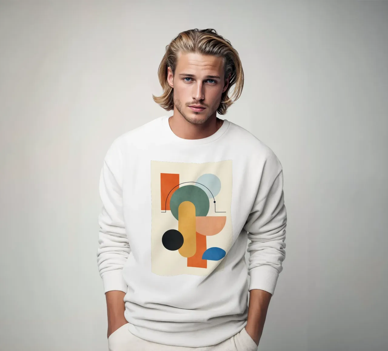 Geometric Color Play 03 felpa da cityart