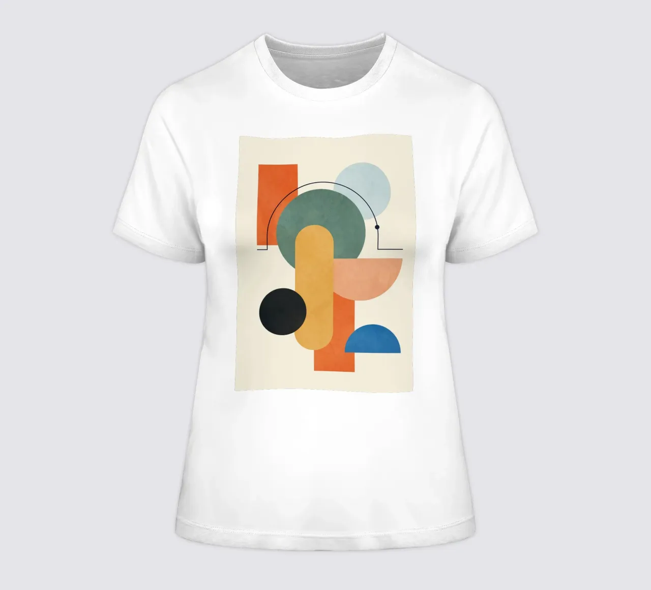 Geometric Color Play 03 t-shirt da donna da cityart