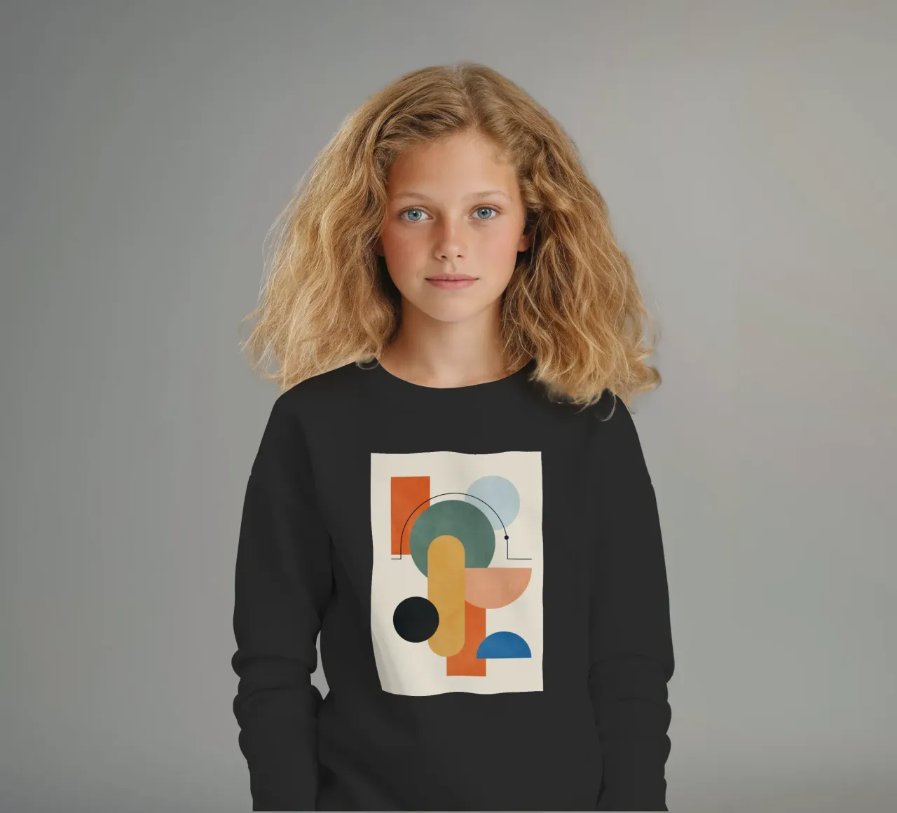 Geometric Color Play 03 felpa bambino da cityart