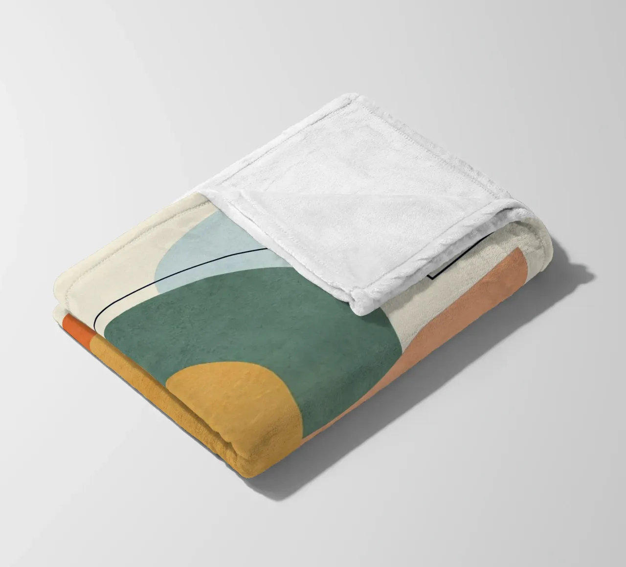 Geometric Color Play 03 coperta in pile da cityart