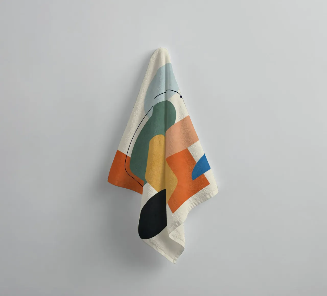 Geometric Color Play 03 asciugamano da bagno da cityart