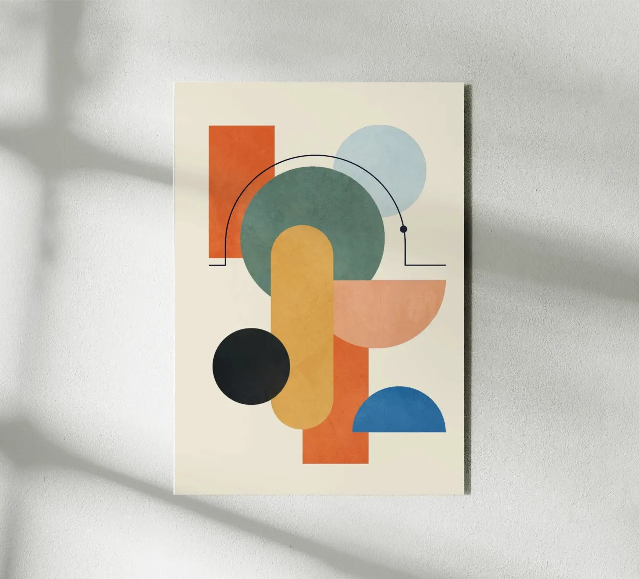 Geometric Color Play 03 alluminio dibond da cityart