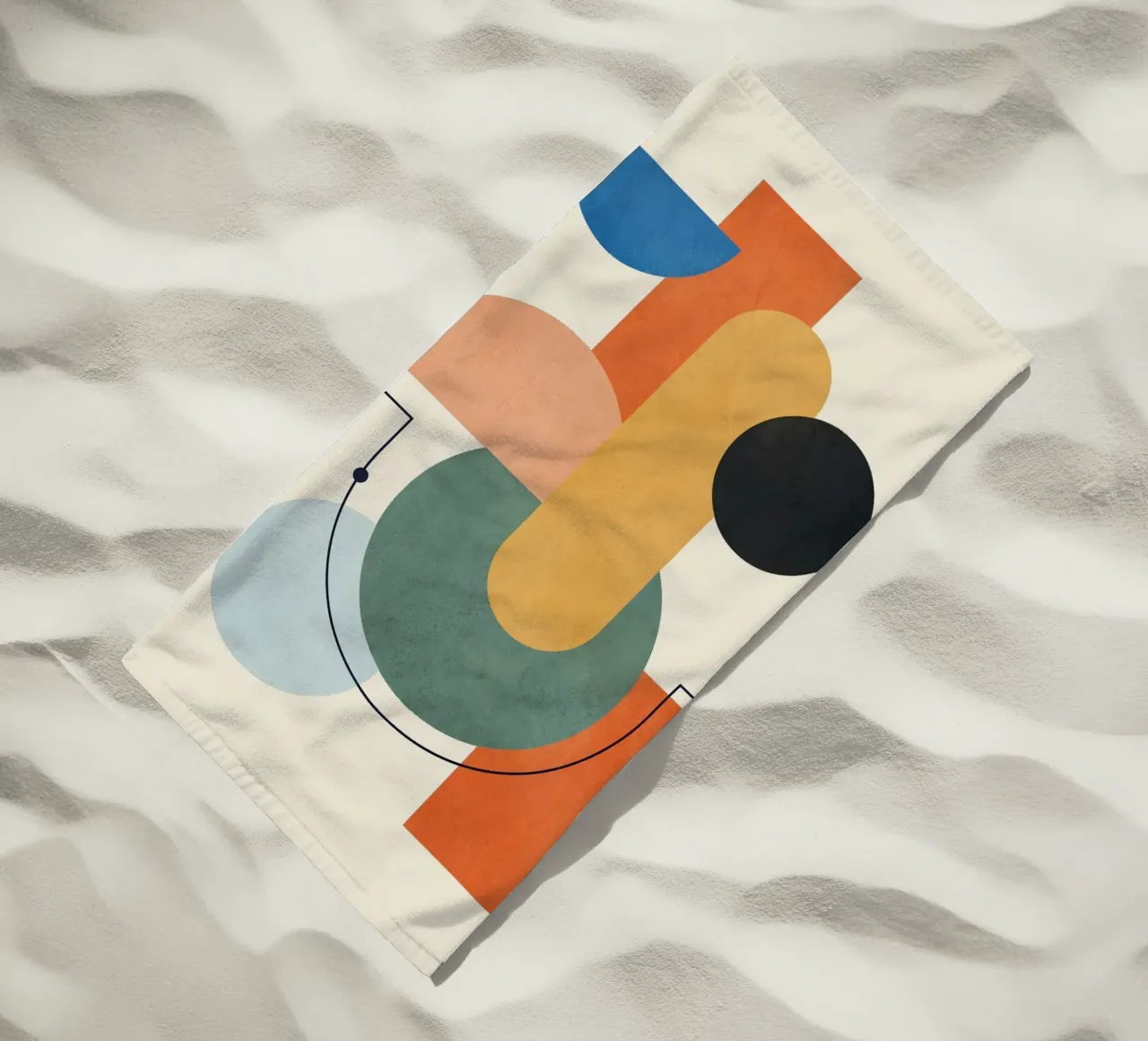 Geometric Color Play 03 telo mare da cityart