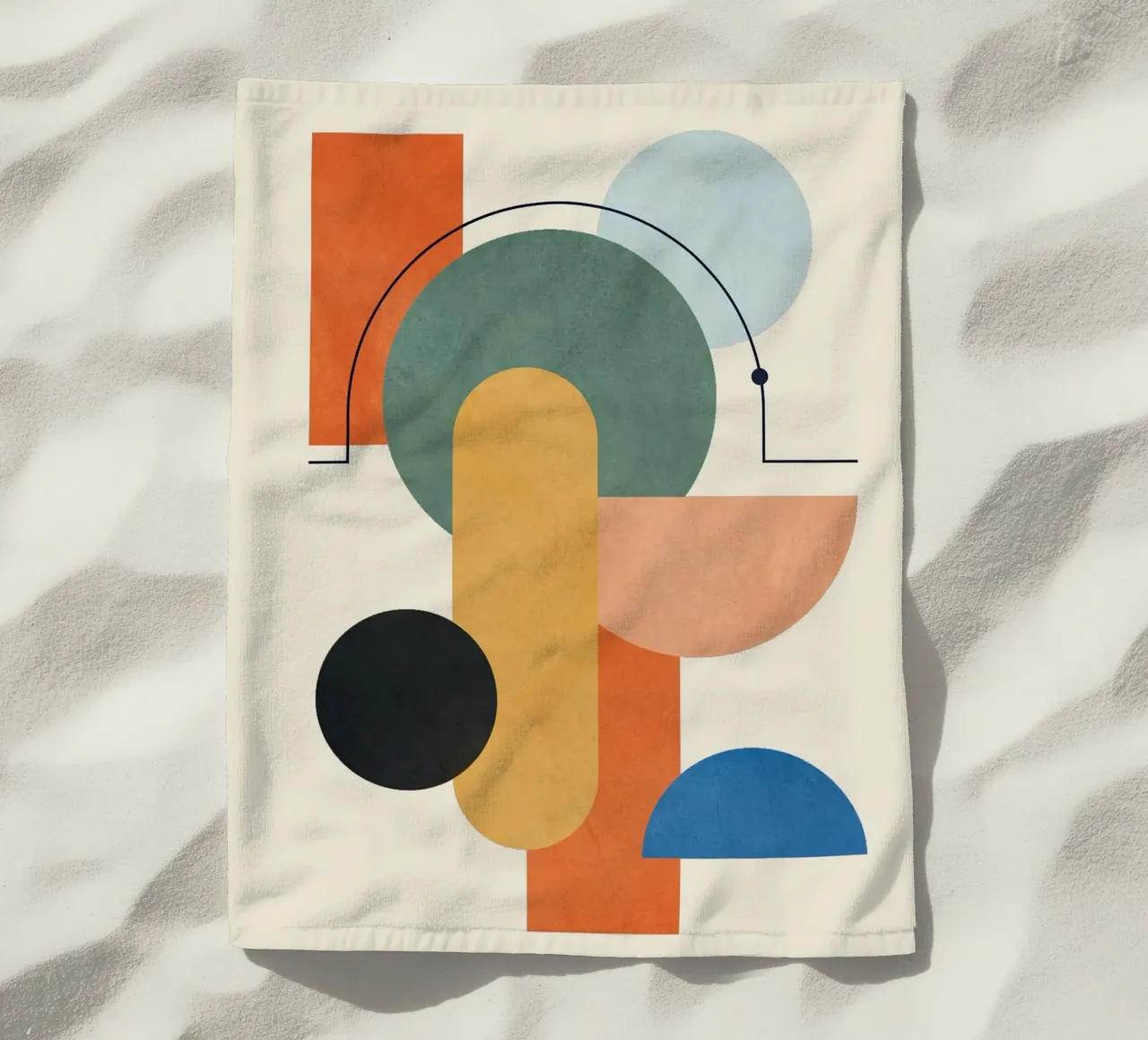 Geometric Color Play 03 telo mare da cityart