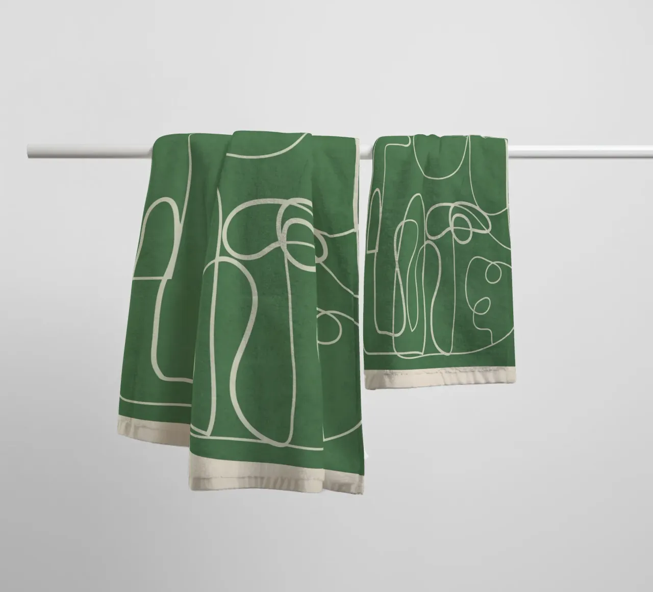 Lines in Space 2 towel by cityart