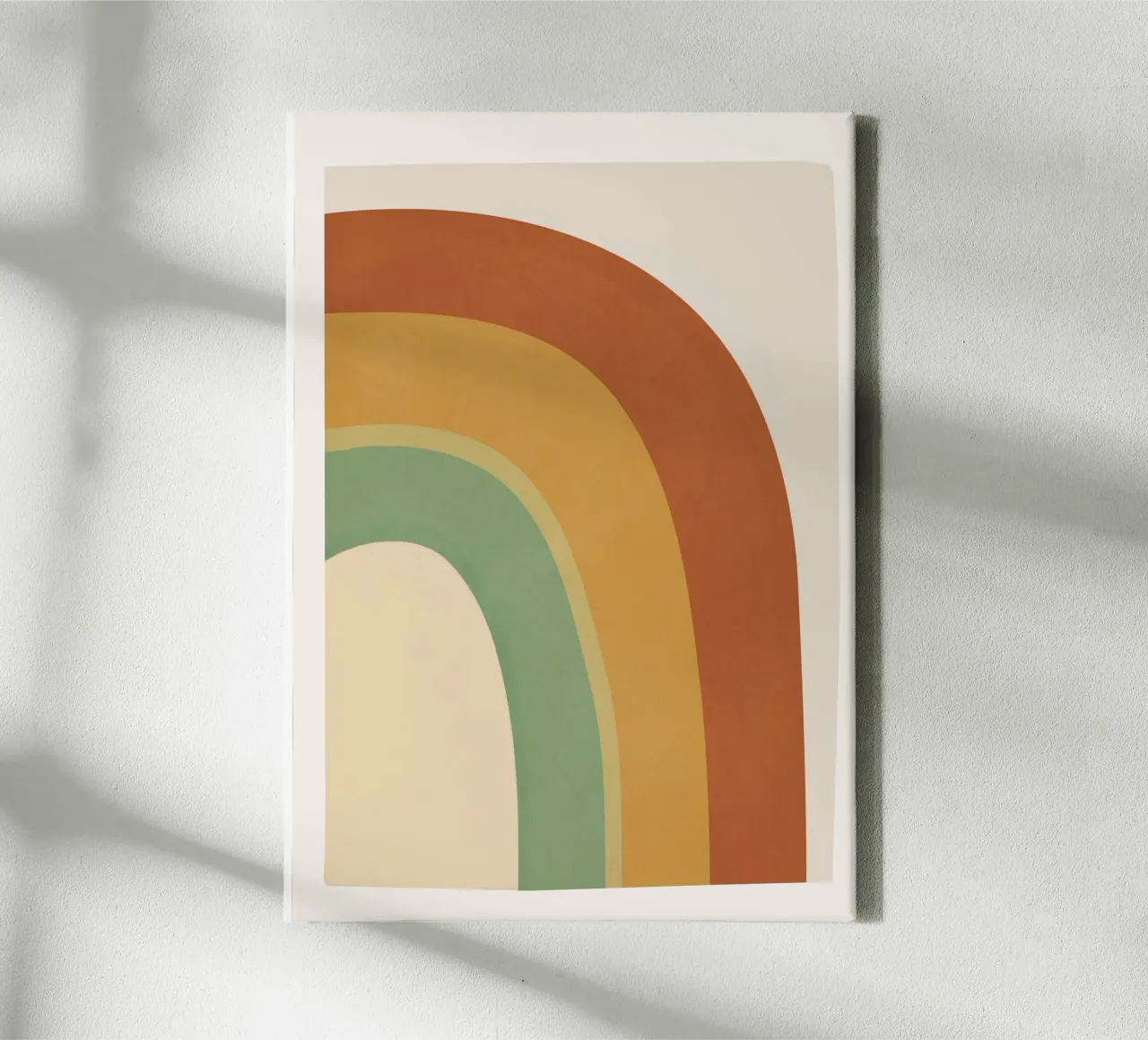 Colorful Abstract Rainbow tela con Cornice a cassetta da cityart