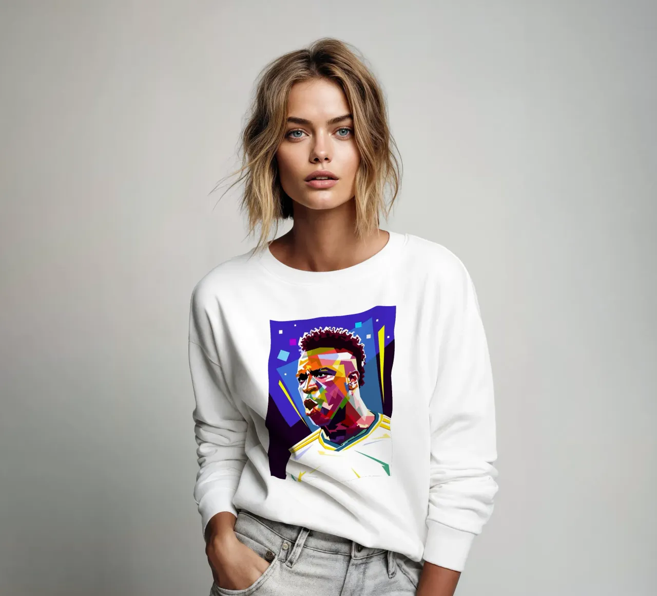 Vini Jr wpap style felpa da Ghost Art