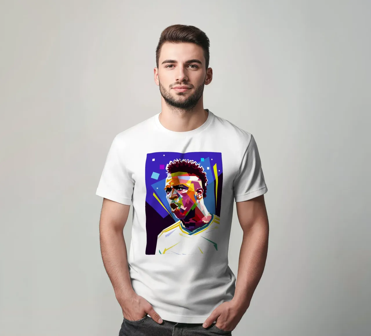 Vini Jr wpap style t-shirt da Ghost Art