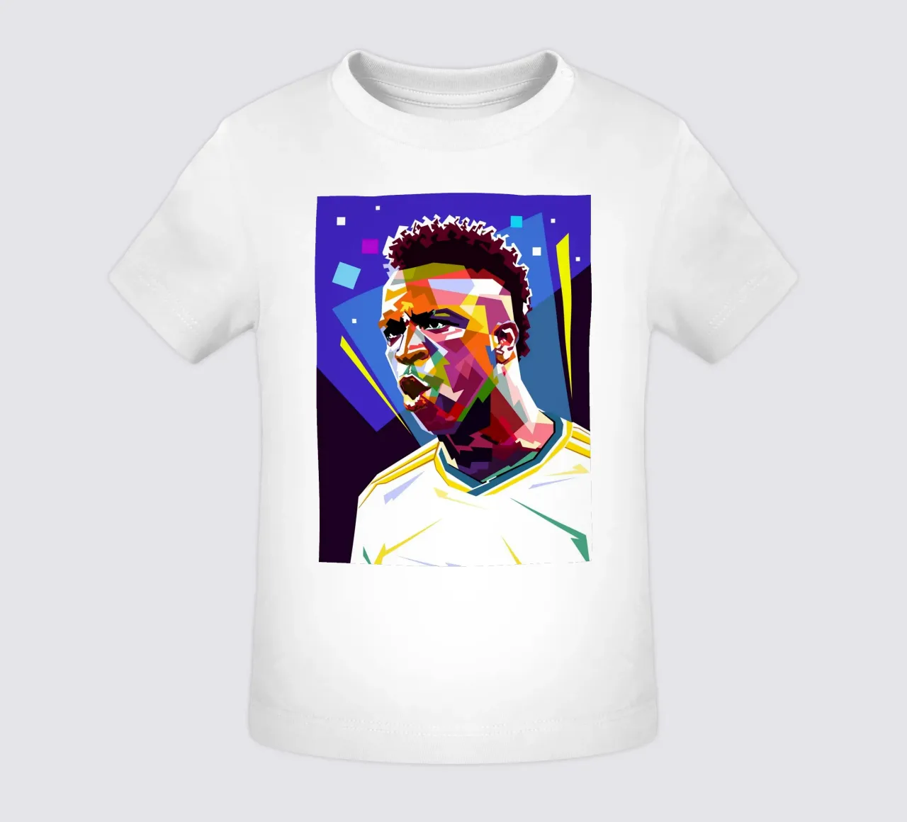 Vini Jr wpap style maglietta neonato da Ghost Art