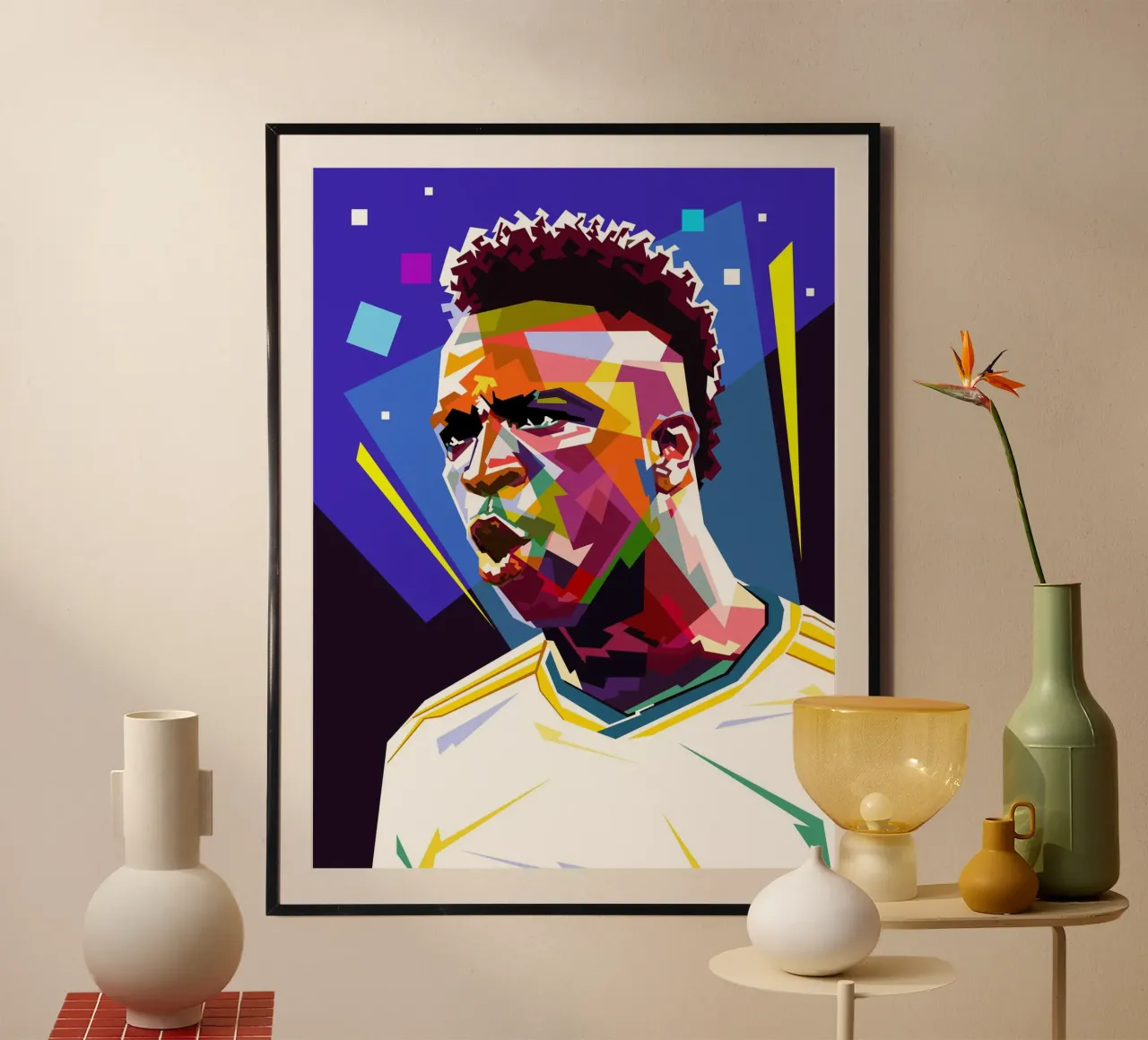 Vini Jr wpap style Hahnemühle von Ghost Art