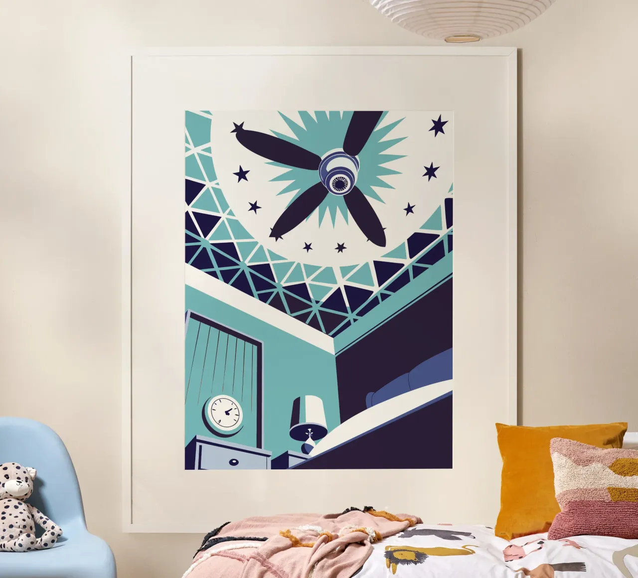 Camere della casa poster con telaio in plastica da STORE PRESENCE