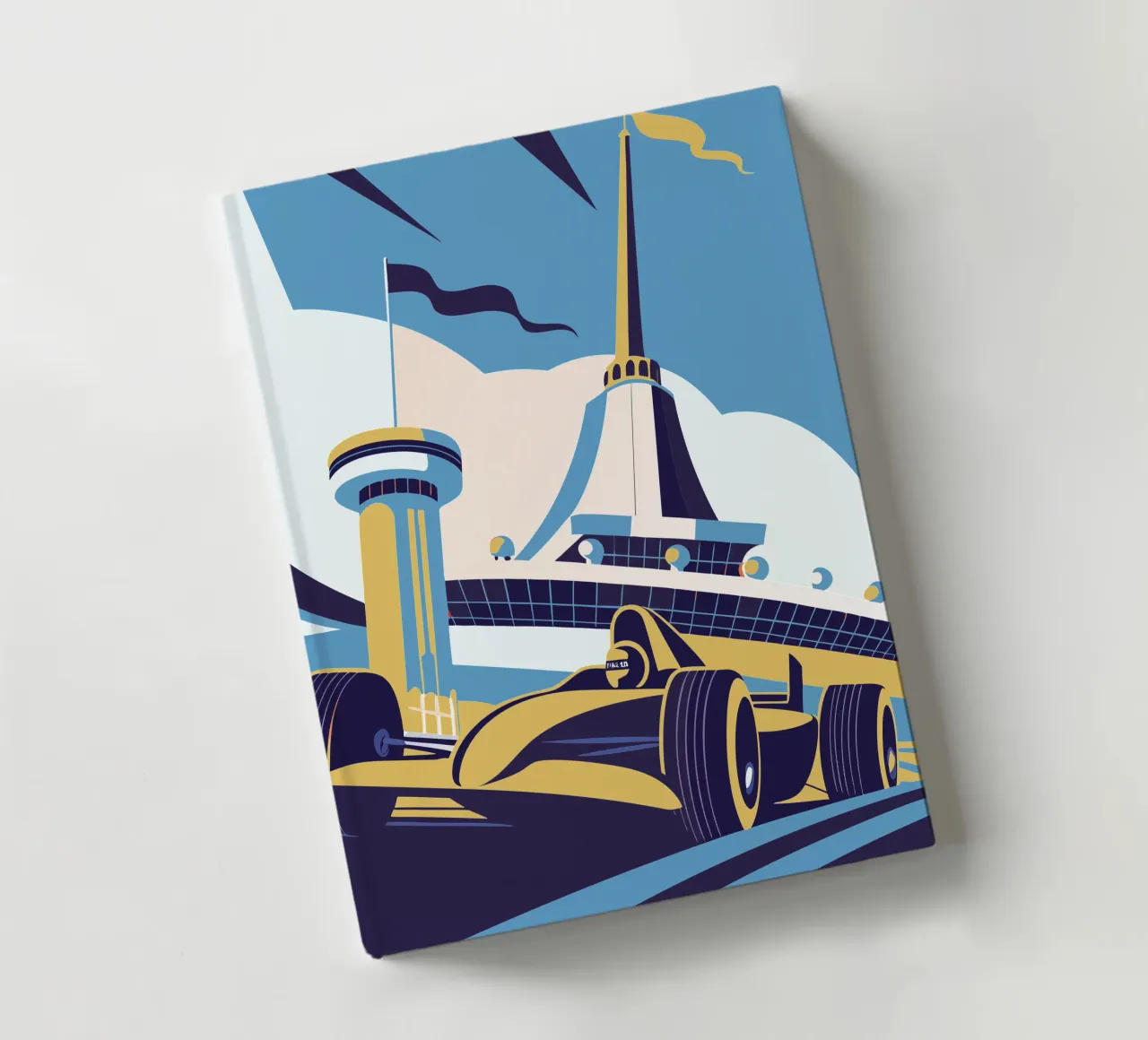 Formula Racing notebook by STORE PRESENCE