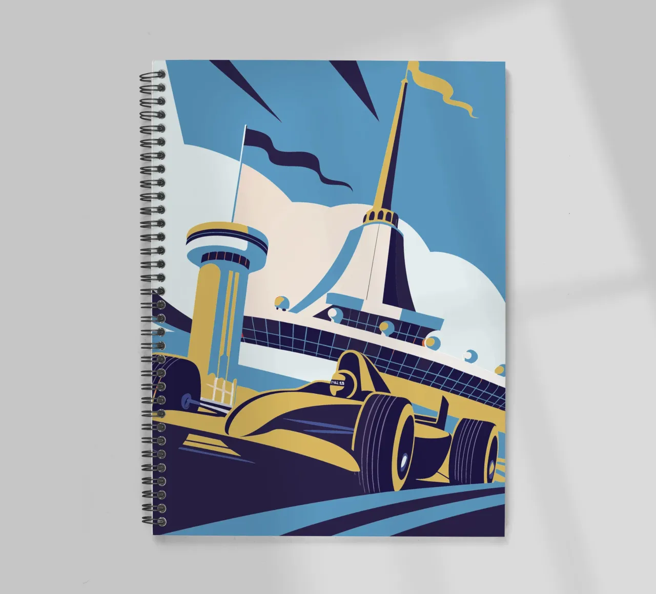 Formula Racing spiral notebook by STORE PRESENCE