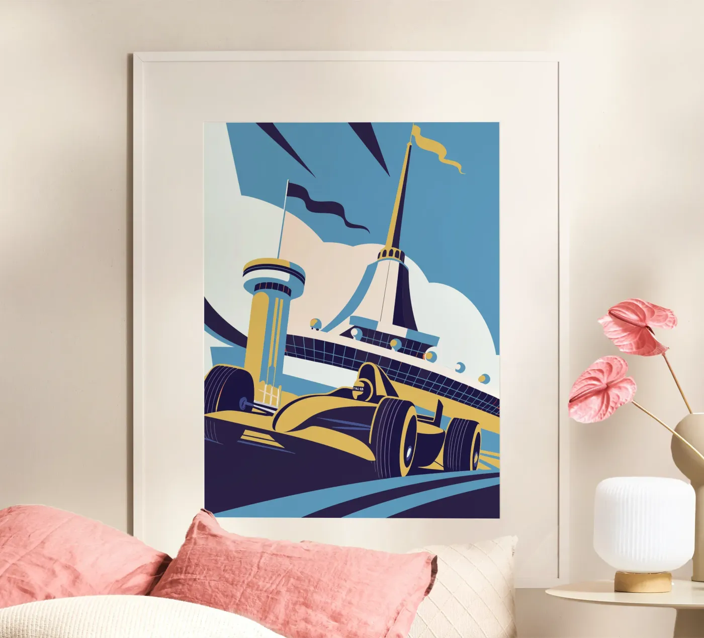 Formule race poster van STORE PRESENCE
