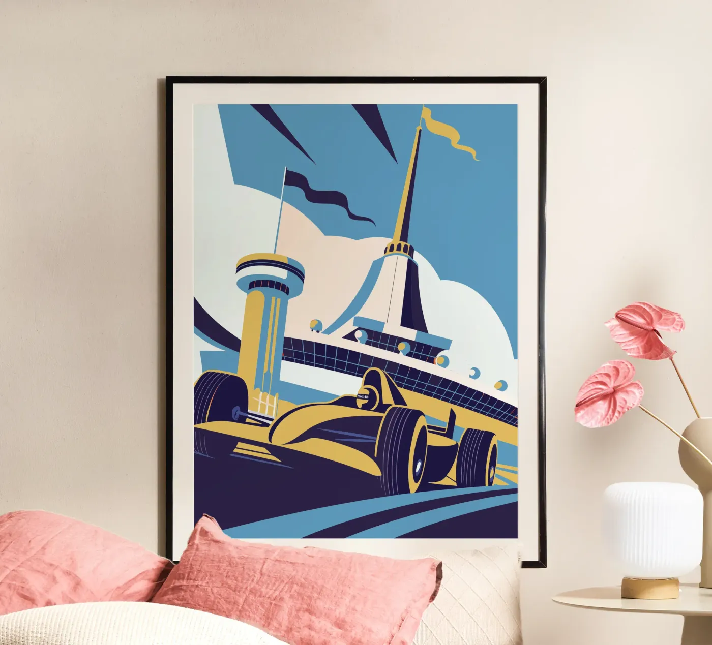 Formule race poster van STORE PRESENCE