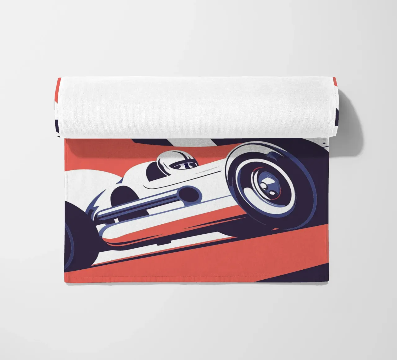 Formula Race Finish beach towel by STORE PRESENCE