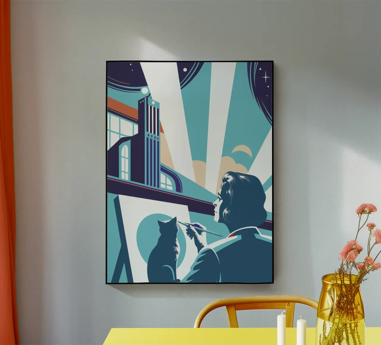 Persone che dipingono plexiglass da STORE PRESENCE