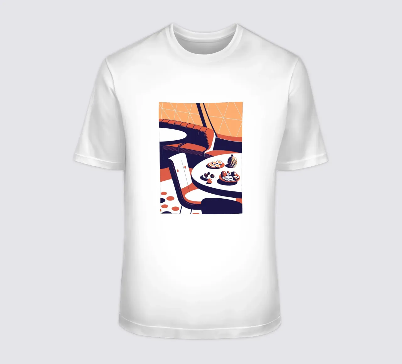 Tavolo da pranzo e frutta t-shirt da STORE PRESENCE