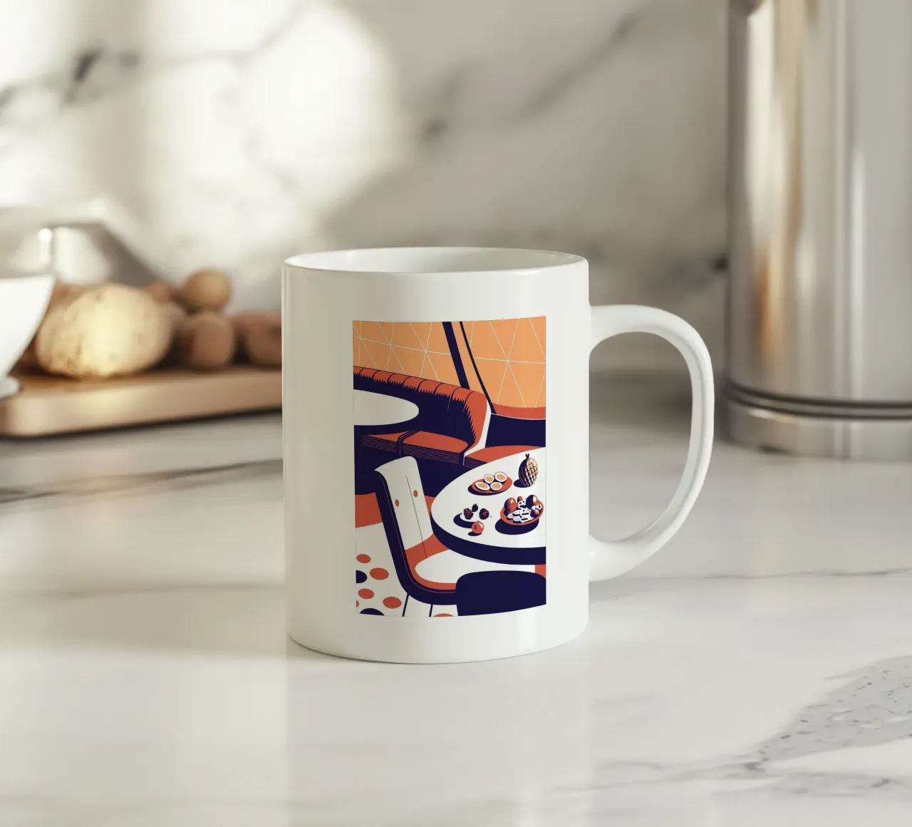 Tavolo da pranzo e frutta tazza in ceramica da STORE PRESENCE