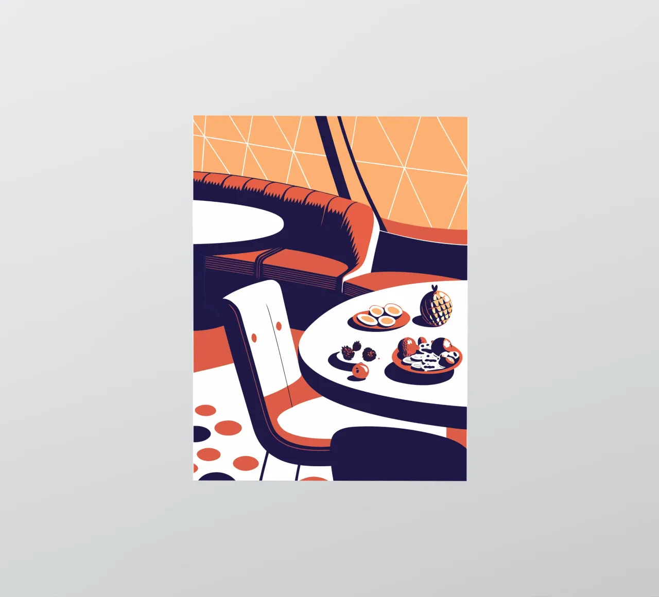 Dining Table and Fruit sticker by STORE PRESENCE