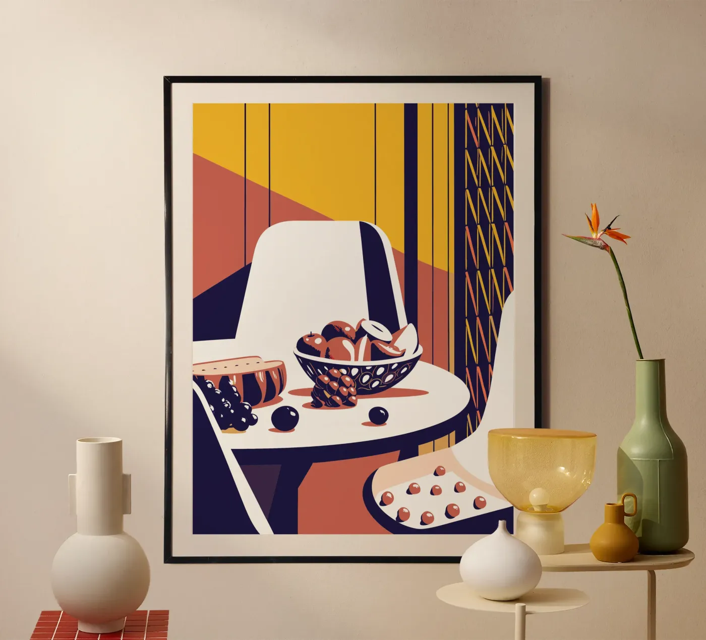 Dining Table and Fruit poster by STORE PRESENCE