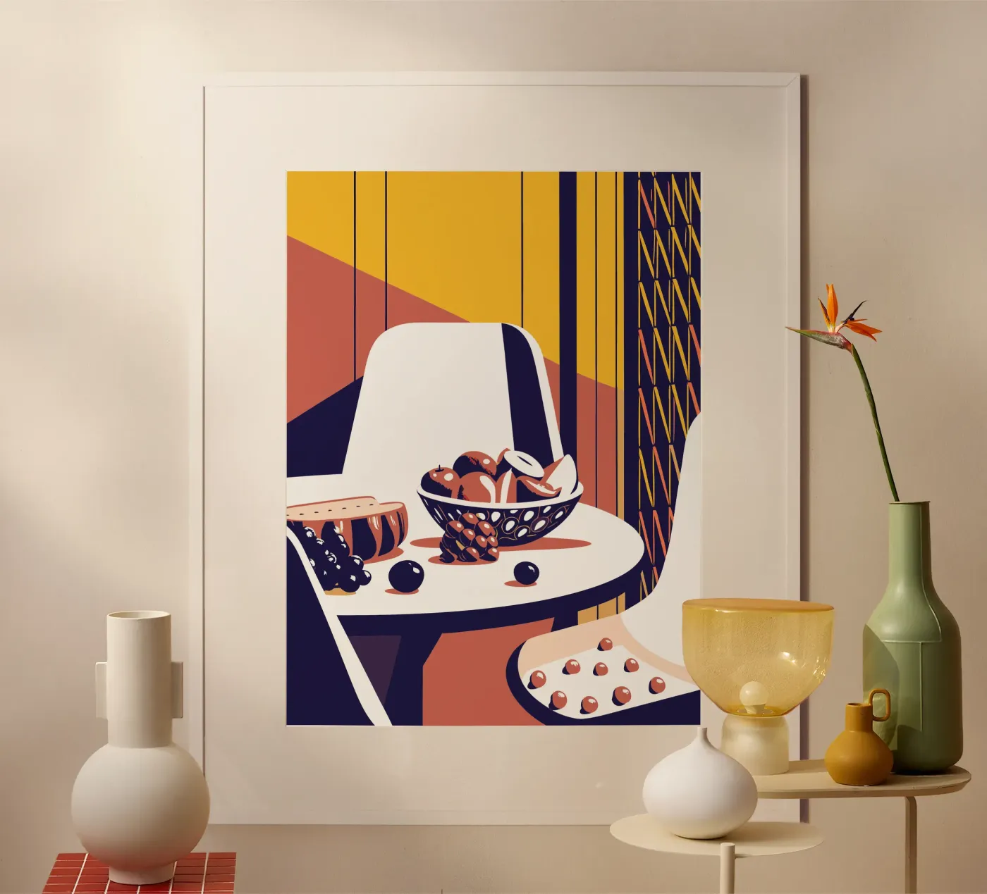 Dining Table and Fruit poster by STORE PRESENCE