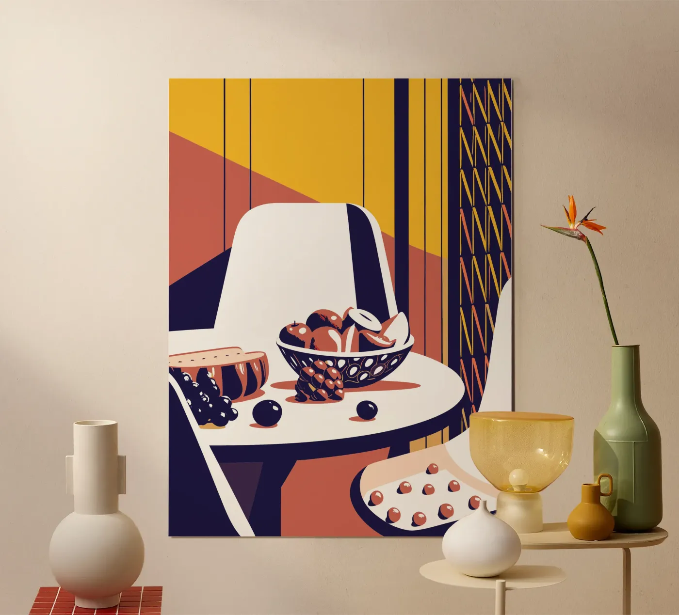 Dining Table and Fruit poster by STORE PRESENCE