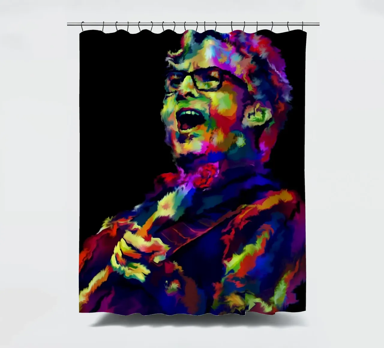 Eric C pop art style tenda da doccia da Ghost Art