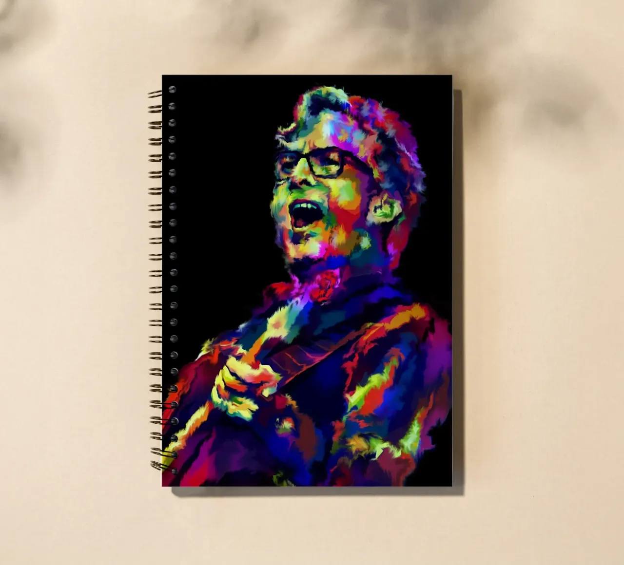 Eric C pop art style diario ad anelli da Ghost Art