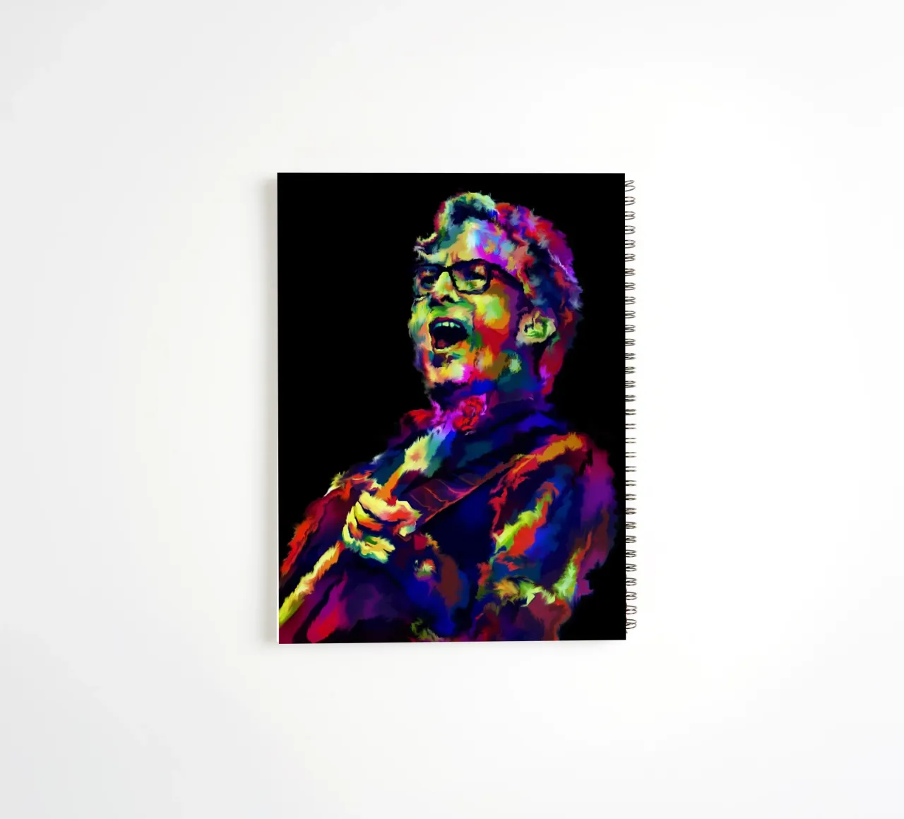 Eric C pop art style diario ad anelli da Ghost Art