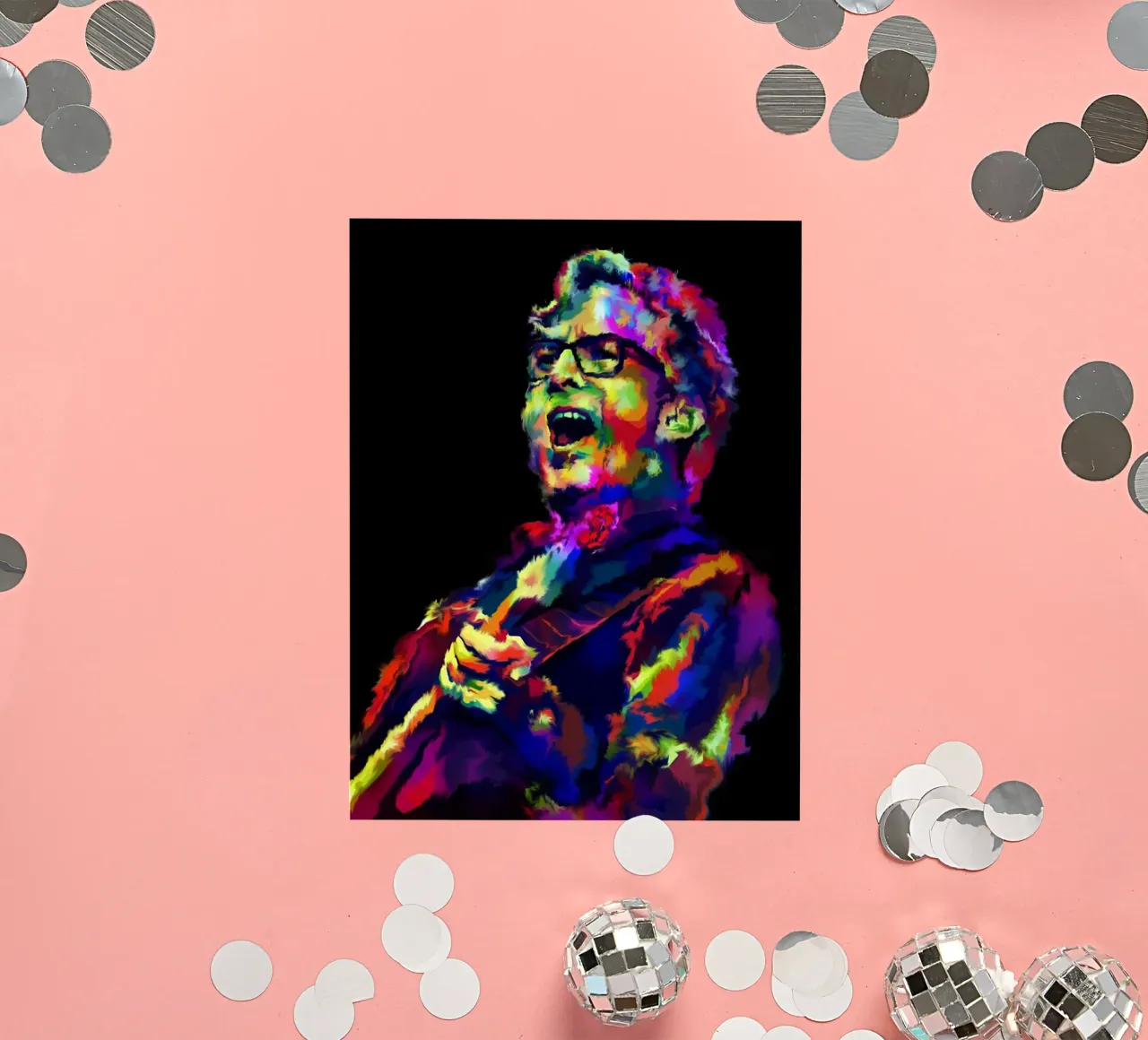 Eric C pop art style adesivo da Ghost Art