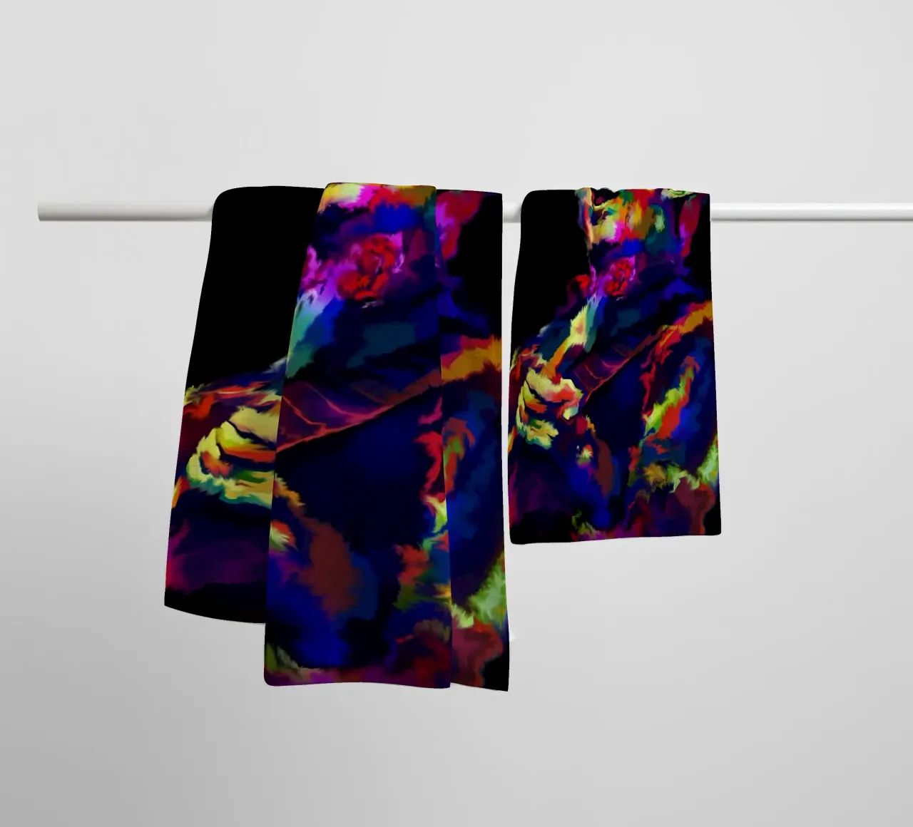 Eric C pop art style asciugamano da bagno da Ghost Art