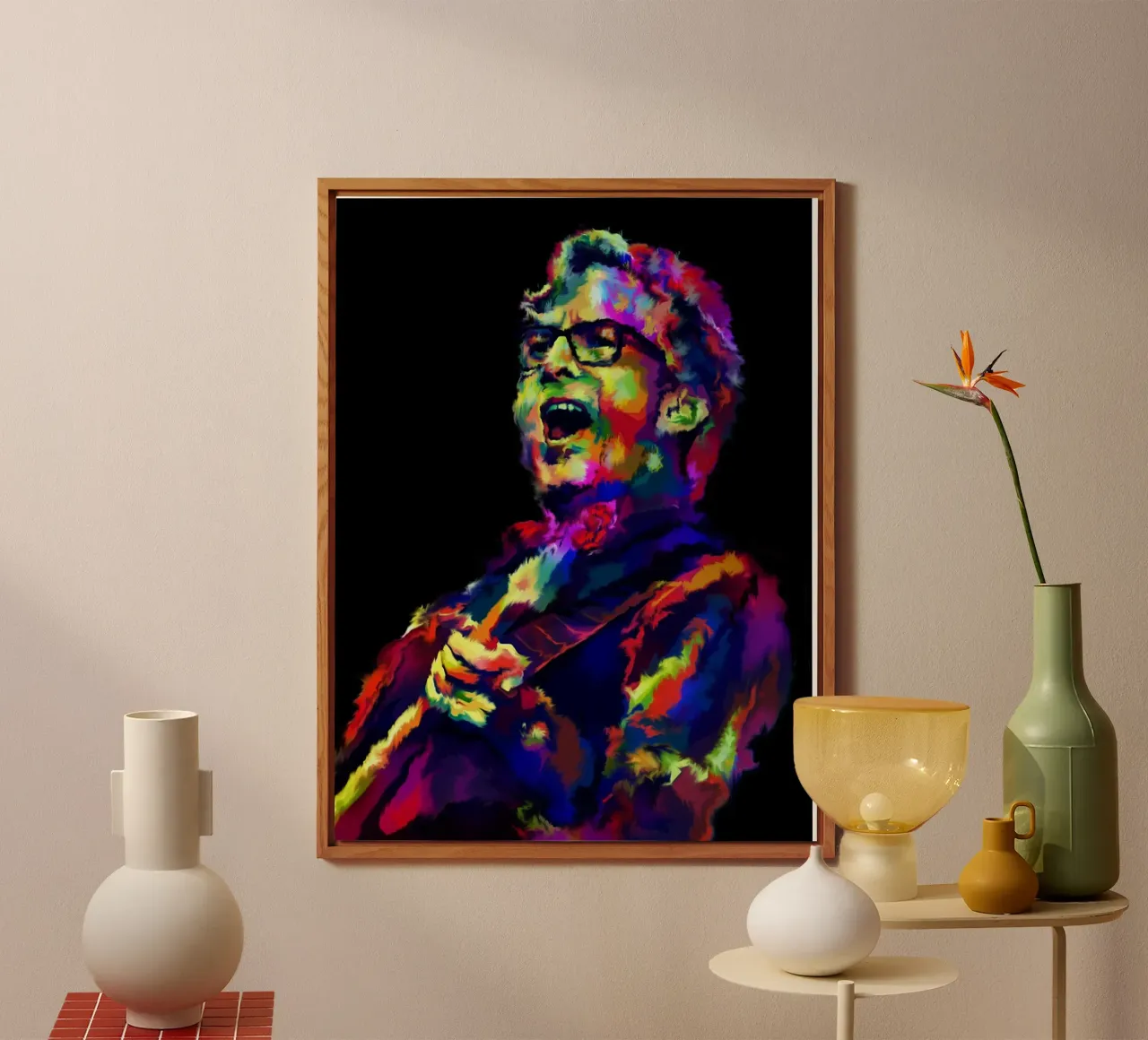 Eric C pop art style alluminio dibond da Ghost Art