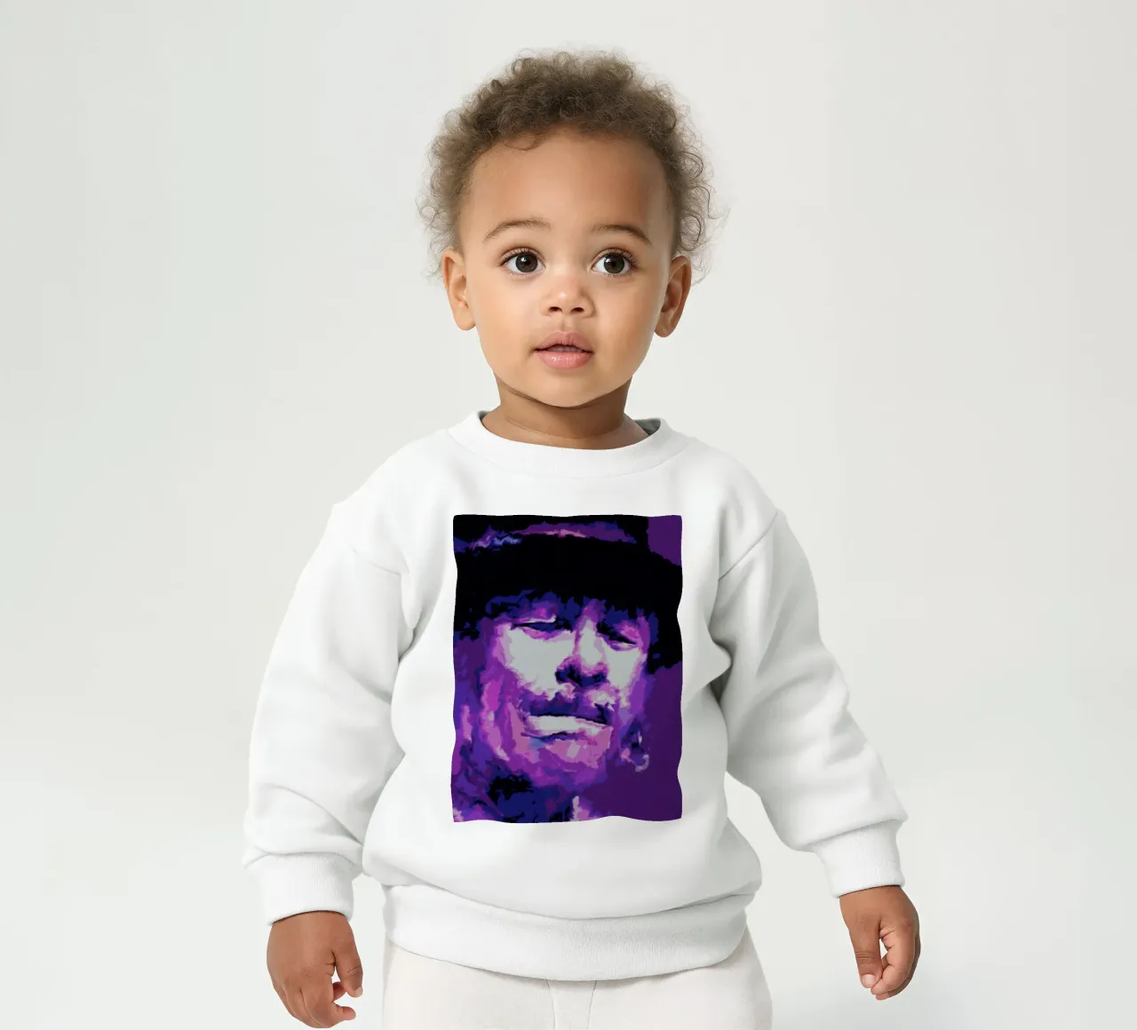 Carlos Santana pop art style felpa neonato da Ghost Art
