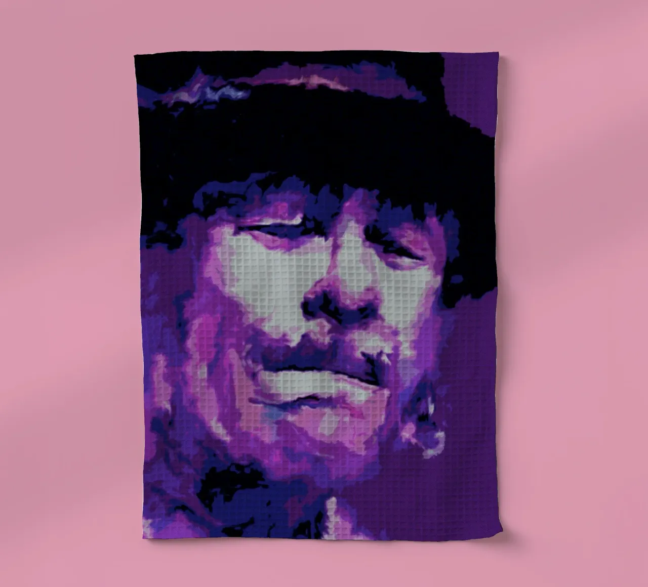 Carlos Santana pop art style canovaccio da cucina da Ghost Art