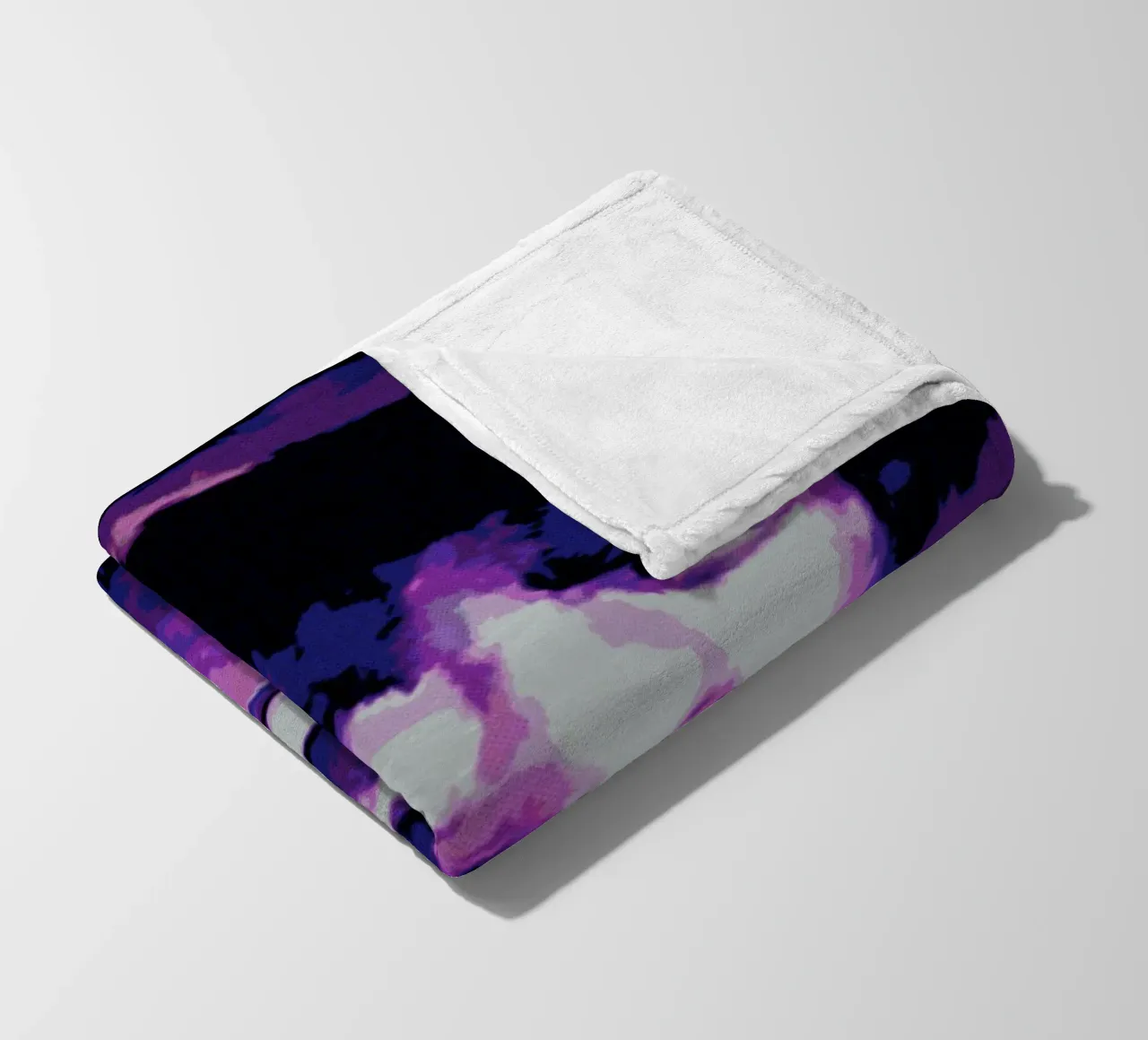 Carlos Santana pop art style coperta in pile da Ghost Art