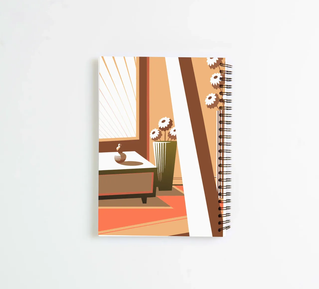Vase à fleurs carnet à spirale de STORE PRESENCE
