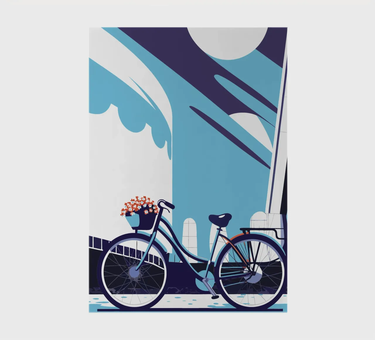 Bikes and Flowers notebook by STORE PRESENCE