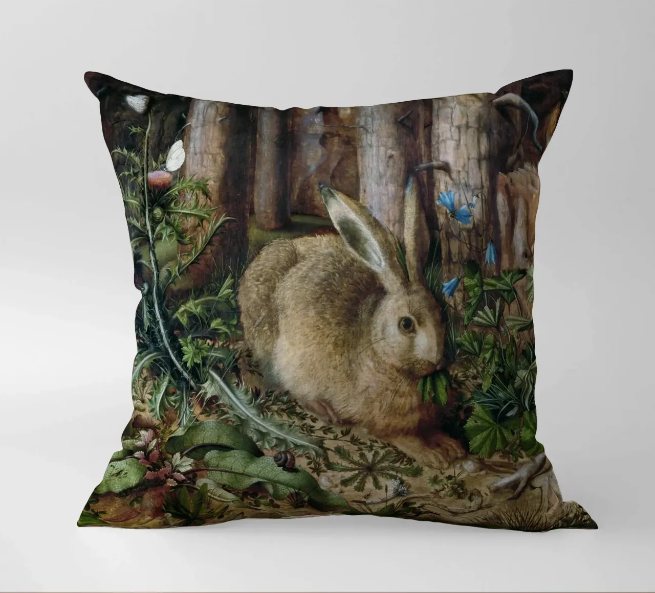 A Hare in the Forest cuscino da vintageshop