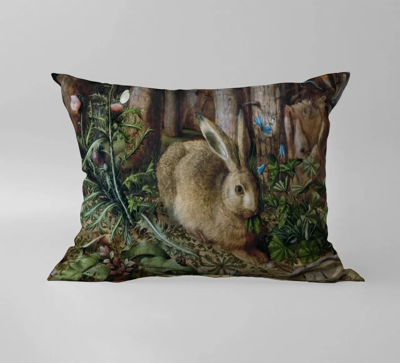 A Hare in the Forest cuscino da vintageshop