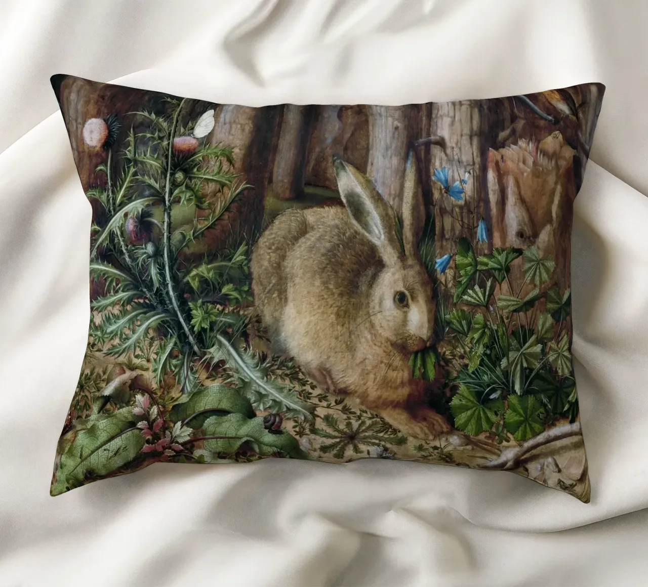 A Hare in the Forest cuscino da vintageshop