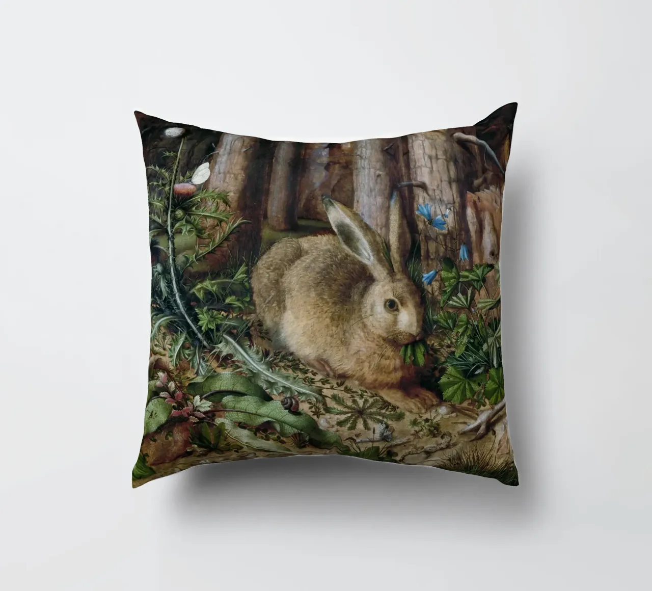 A Hare in the Forest cuscino da vintageshop