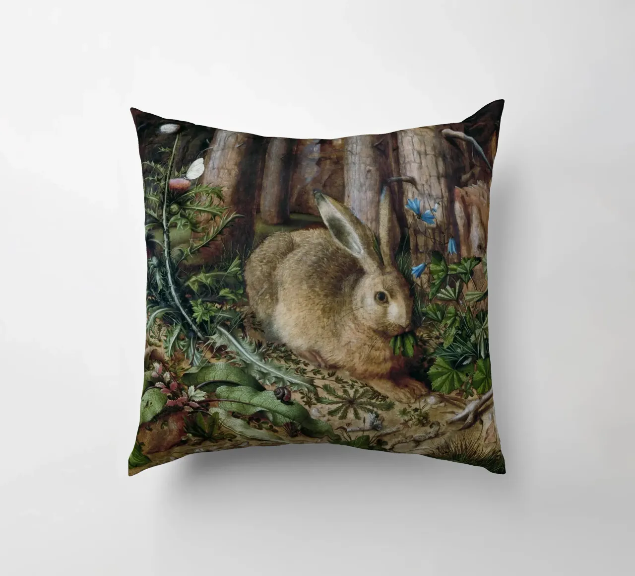 A Hare in the Forest cuscino da vintageshop