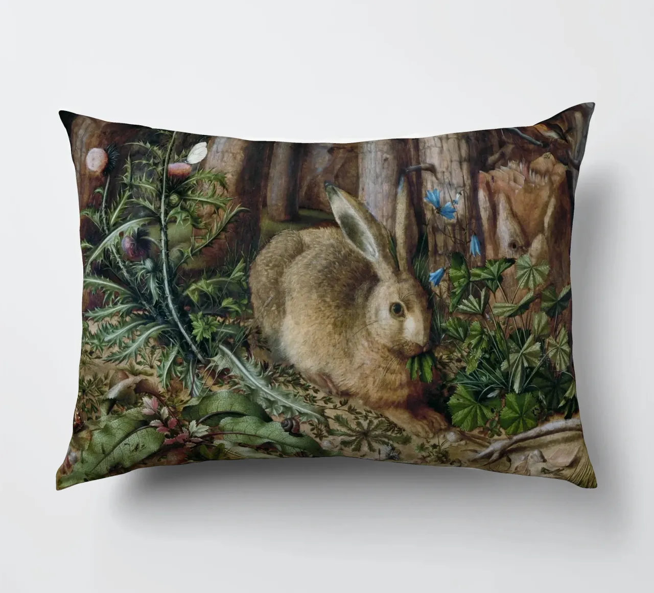 A Hare in the Forest cuscino da vintageshop